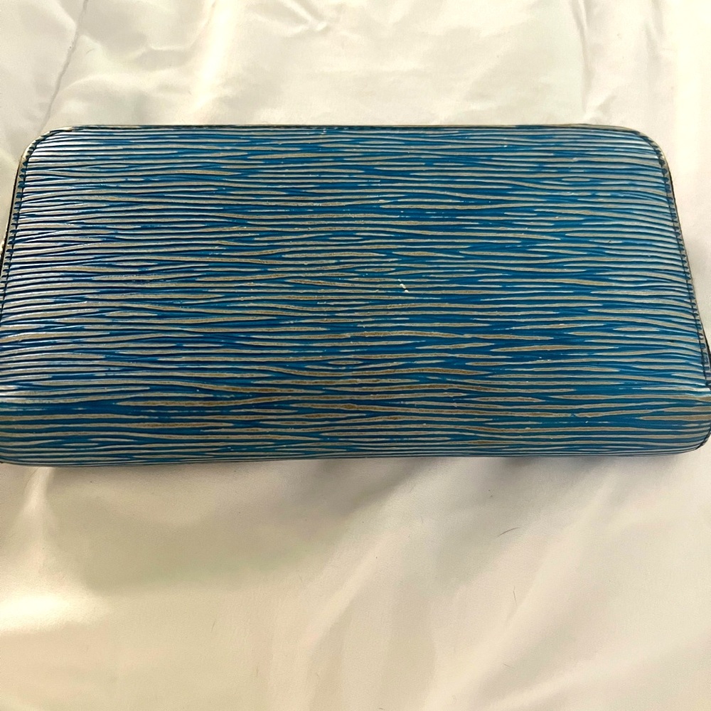Zippy wallet EPI blue denim